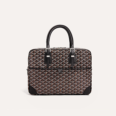 GOYARD-고야드 그린 암바사드 MM 서류 가방 38cm