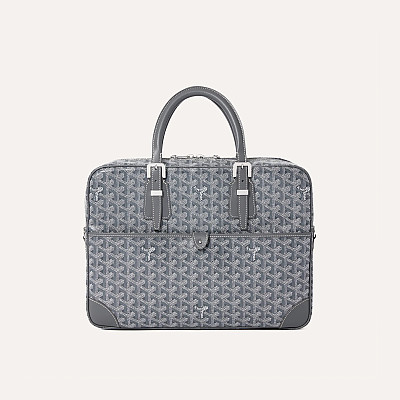 GOYARD-고야드 그린 암바사드 MM 서류 가방 38cm