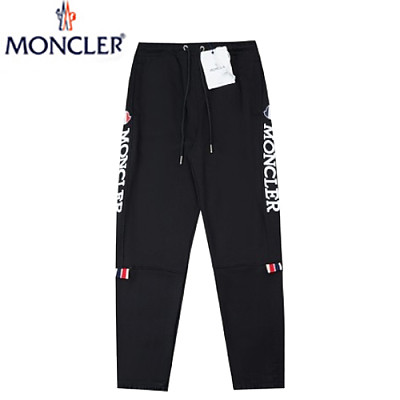 MONCLER-090910 몽클레어 라이트 그레이 아플리케 장식 스웨트팬츠 남성용