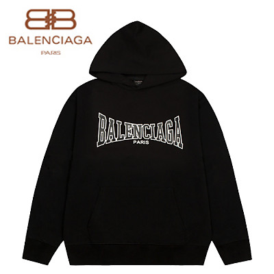 BALENCIAGA-092015 발렌시아가 그레이 프린트 장식 후드 티셔츠 남여공용