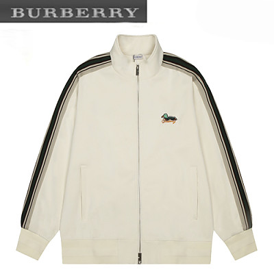 BURBERRY-09268 버버리 블랙 스트라이프 장식 스웨트재킷 남여공용