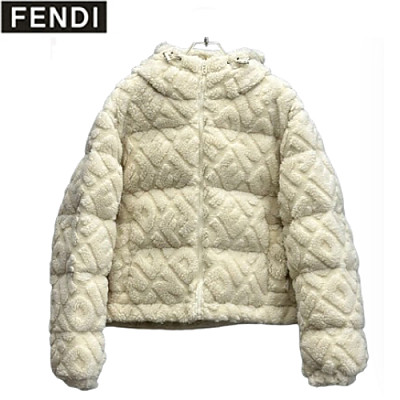 FENDI-09231 펜디 그레이 시어링 패딩 여성용