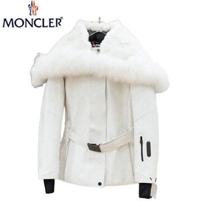 MONCLER-09257 몽클레어 화이트 나일론 파카 여성용