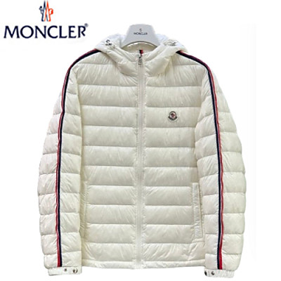 MONCLER-09297 몽클레어 블랙 스트라이프 장식 패딩 남여공용