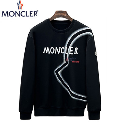 MONCLER-092910 몽클레어 화이트 프린트 장식 스웨트셔츠 남여공용