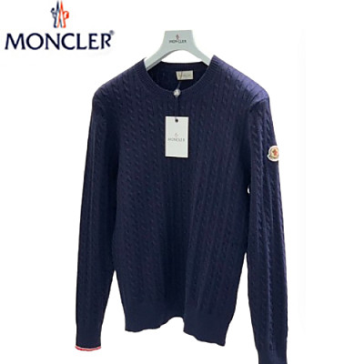 MONCLER-10218 몽클레어 블랙 니트 코튼 스웨터 남성용