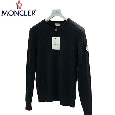 MONCLER-10216 몽클레어 네이비 니트 코튼 스웨터 남성용