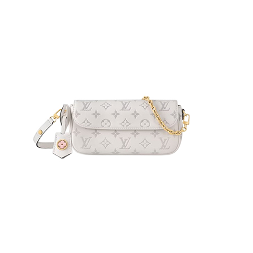 LOUIS VUITTON-M11299 루이비통 화이트 모노그램 월릿 온 체인 아이비