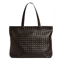 BOTTEGA VENETA-786666 보테가 베네타 블랙 라지 인트레치아토 지퍼 토트 백