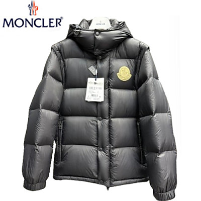 MONCLER-J20911 몽클레어 라이트 블루 Cyclone 2-in-1 쇼트 다운 재킷 남여공용