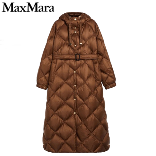 MAX MARA-11278 막스마라 브라운 나일론 패딩 코트 여성용