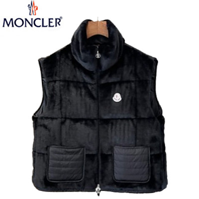 MONCLER-12116 몽클레어 화이트 시어링 패딩 조끼 여성용