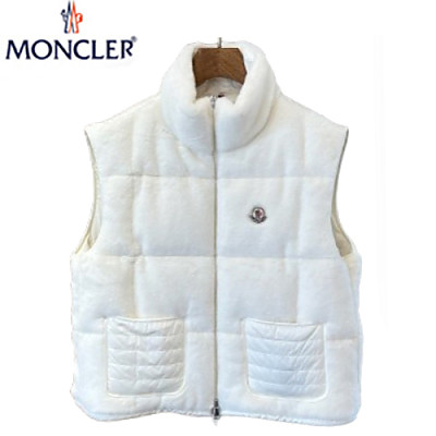 MONCLER-12115 몽클레어 블랙 시어링 패딩 조끼 여성용