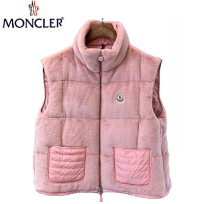 MONCLER-12116 몽클레어 화이트 시어링 패딩 조끼 여성용