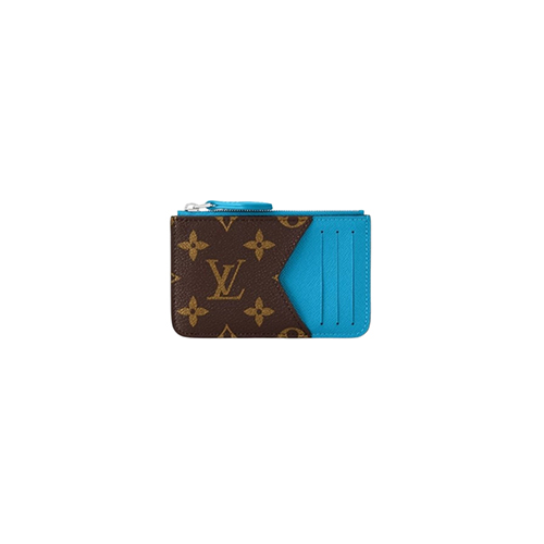 LOUIS VUITTON-M12382 루이비통 블루 모노그램 로미 카드 홀더