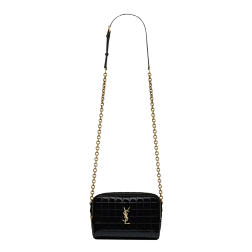 SAINT LAURENT-764809 생 로랑 블랙 유광 캔버스 CASSANDRE MATELASSE CARRE 카메라 백