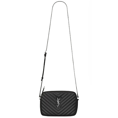 SAINT LAURENT-761554 생 로랑 화이트 퀼트 가죽 LOU 카메라백