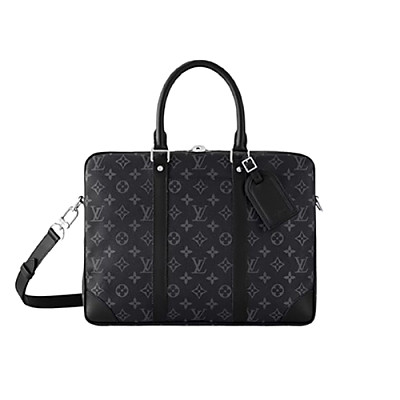 LOUIS VUITTON-N40445 루이비통 다미에 그라파이트 포르트-도큐멍 보야주 PM