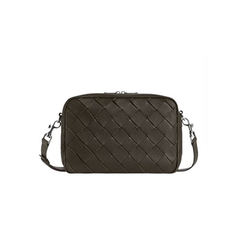 BOTTEGA VENETA-755925 보테가 베네타 카키 인트레치아토 카메라 백