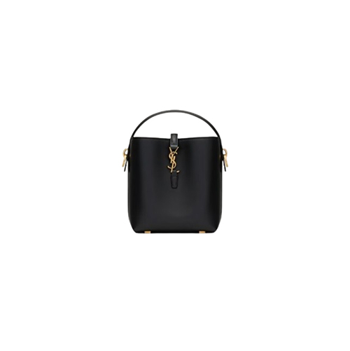 SAINT LAURENT-765870 생 로랑 블랙 유광 가죽 미니 le 37