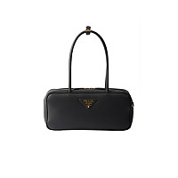 PRADA-1BB126 프라다 캐러멜 미디엄 가죽 탑 핸들 백