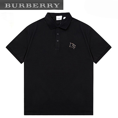 BURBERRY-04011 버버리 베이지 코튼 폴로 티셔츠 남성용