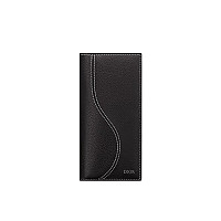 DIOR-2ADBC33 디올 블랙 Saddle 버티컬 장지갑