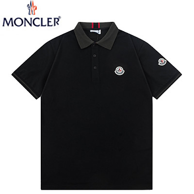MONCLER-04015 몽클레어 아이보리 코튼 폴로 티셔츠 남성용