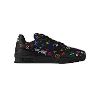 LOUIS VUITTON-1ADH4A 루이비통 블랙 모노그램 LV 트레이너 스니커즈 남성용