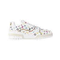 LOUIS VUITTON-1ADH4A 루이비통 블랙 모노그램 LV 트레이너 스니커즈 남성용