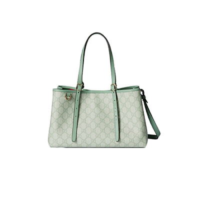 GUCCI-815214 9758 구찌 베이지 GG 엠블럼 스몰 토트백