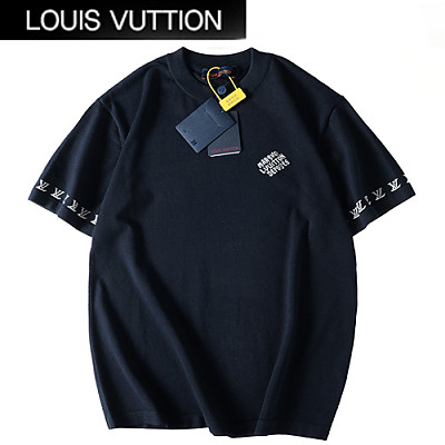 LOUIS VUITTON-05066 루이비통 그레이 니트 코튼 티셔츠 남여공용