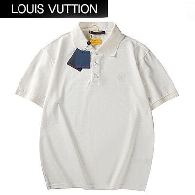 LOUIS VUITTON-050610 루이비통 블랙 다미에 폴로 티셔츠 남성용