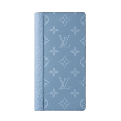 LOUIS VUITTON-M14110 루이비통 스카이 블루 모노그램 브라짜 월릿