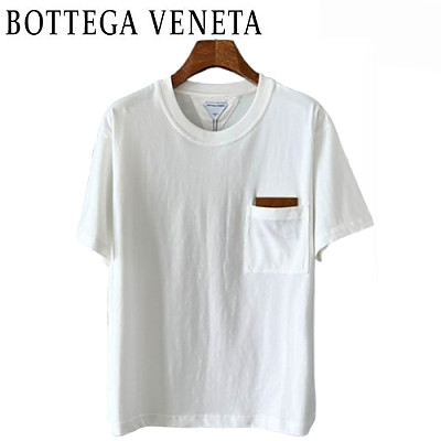 BOTTEGA VENETA-06038 보테가 베네타 블랙 코튼 티셔츠 남성용