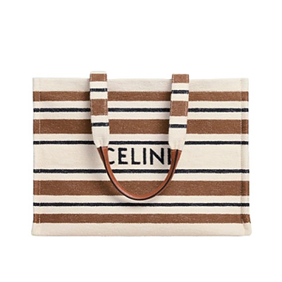 CELINE-196762 셀린느 화이트 트리옹프 캔버스 라지 타이스 카바스