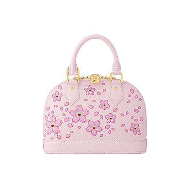 [스페셜오더]LOUIS VUITTON-M52481 루이비통 핑크 에삐 레더  스티커 장식 알마 BB