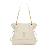 SAINT LAURENT-833948 생 로랑 블랙 램스킨 JAMIE 스몰 쇼퍼