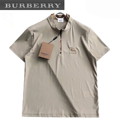 BURBERRY-06268 버버리 레드 코튼 티셔츠 남성용