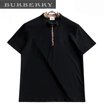 BURBERRY-06268 버버리 레드 코튼 티셔츠 남성용