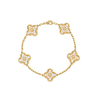 VAN CLEEF ARPELS-VCARP9 반클리프 블랙 빈티지 알함브라 브레이슬릿