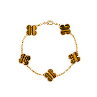 VAN CLEEF ARPELS-VCARP9 반클리프 블랙 빈티지 알함브라 브레이슬릿