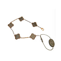 VAN CLEEF ARPELS-VCARP9 반클리프 블랙 빈티지 알함브라 브레이슬릿