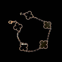 VAN CLEEF ARPELS-VCARP9 반클리프 블랙 빈티지 알함브라 브레이슬릿