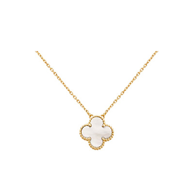 VAN CLEEF ARPELS-VCARP4 반클리프 로즈 골드/핑크 빈티지 알함브라 펜던트