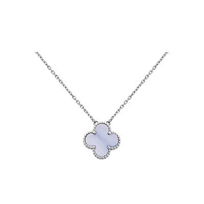 VAN CLEEF ARPELS-VCARP4 반클리프 로즈 골드/핑크 빈티지 알함브라 펜던트