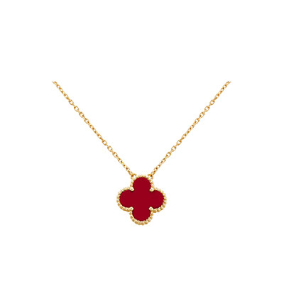 VAN CLEEF ARPELS-VCARP4 반클리프 로즈 골드/핑크 빈티지 알함브라 펜던트