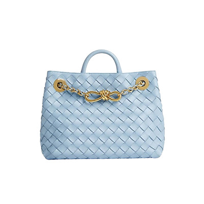 BOTTEGA VENETA-786008 보테가 베네타 라이트 블루 스몰 체인 안디아모