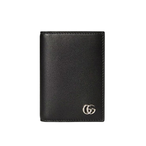 GUCCI-835053 1000 구찌 블랙 GG 마몽 바이폴드 카드 케이스