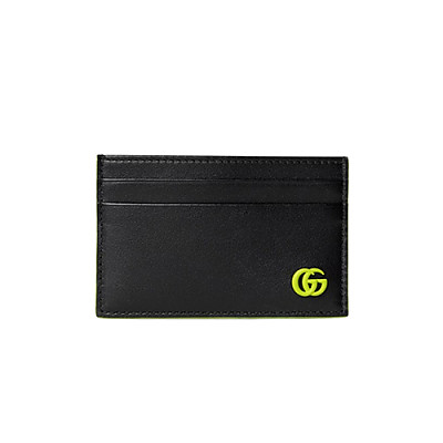 GUCCI-835049 1060 구찌 블랙/그린 GG 마몽 카드 케이스